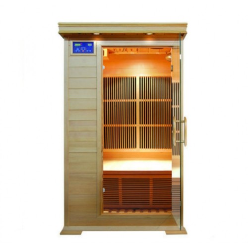 SunRay HL100K2 Barrett 1 Person Indoor Infrared Hemlock Sauna