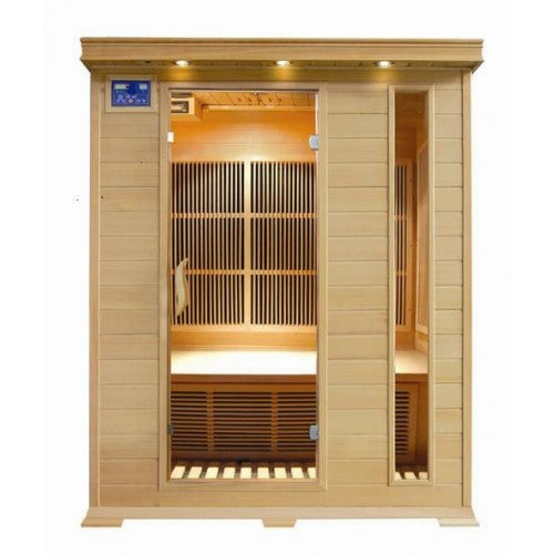 SunRay HL300C Aspen 3 Person Indoor Infrared Hemlock Sauna