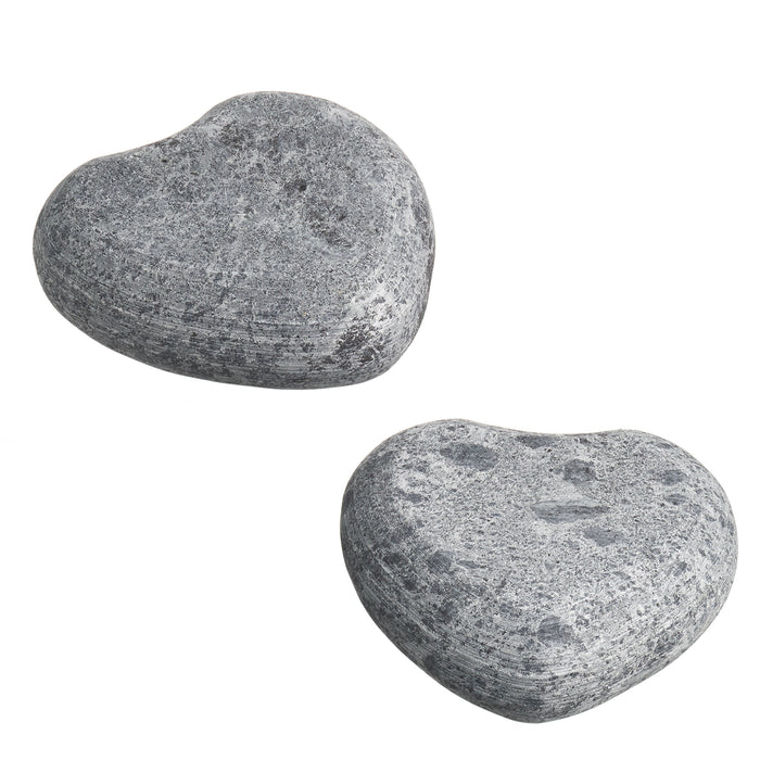 Hukka Lempi Hearts Sauna Massage Stones - 2 pcs