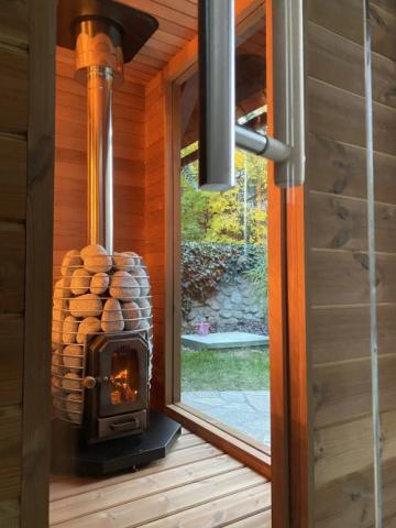 Huum Thru-Ceiling Chimney Kit - Sauna Wood Stove Chimney Set
