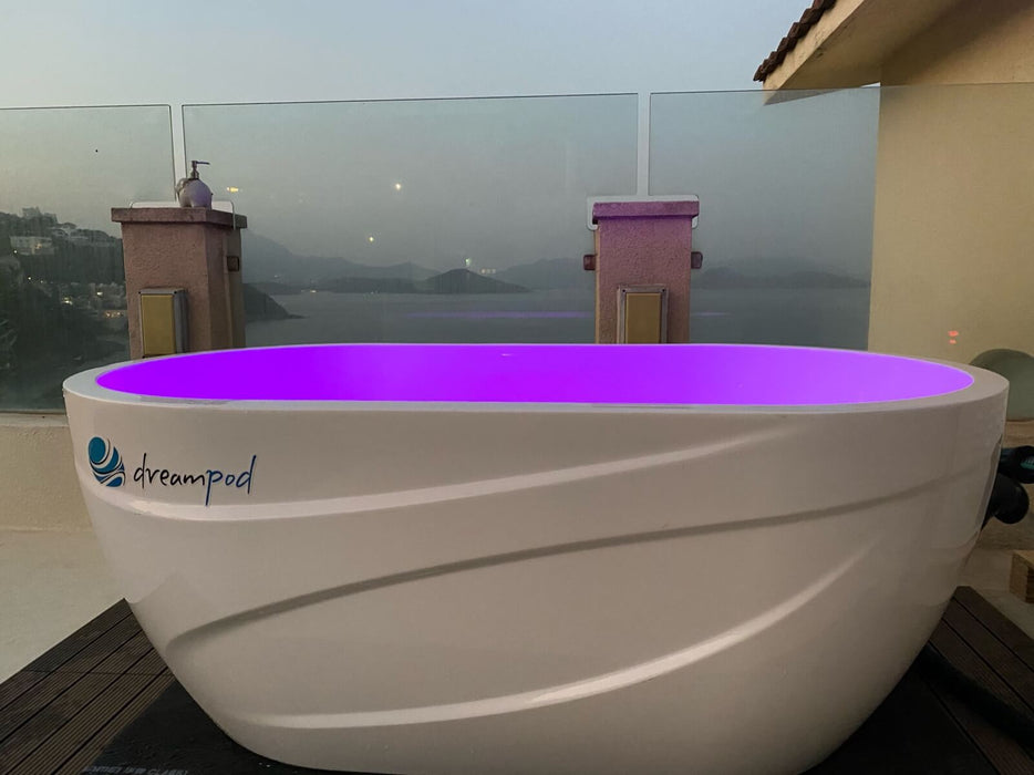 Dreampod Ice Bath with Chiller - White Finish