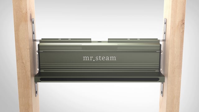 XDream Linear Programmable Steam Generator Control Kit with iSteamX Control and Linear Steamhead in White Matte Black