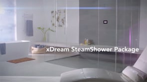 XDream Max Programmable Steam Generator Control Kit with iSteamX Control and Aroma Glass Steamhead in Black Satin Brass