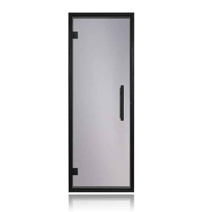 Prosaunas Prehung Tinted Glass Sauna Door - Black Alder Frame (24x73)