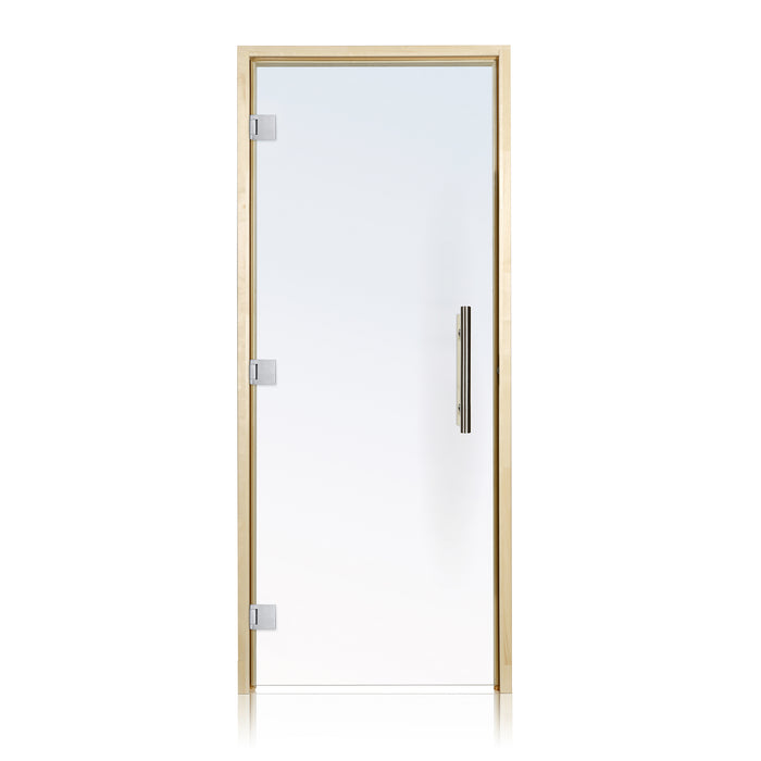 Prosaunas Prehung ADA Clear Glass Sauna Door - Aspen Frame (36x80)