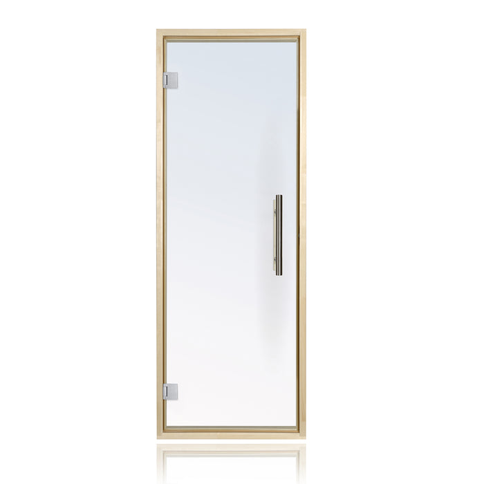 Prosaunas Prehung Clear Glass Sauna Door - Aspen Frame (24x73)