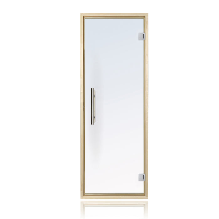 Prosaunas Prehung Clear Glass Sauna Door - Aspen Frame (24x73)