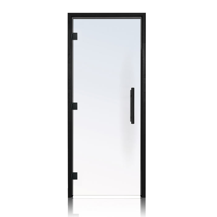 Prosaunas Prehung ADA Clear Glass Sauna Door - Black Alder Frame (36x80)