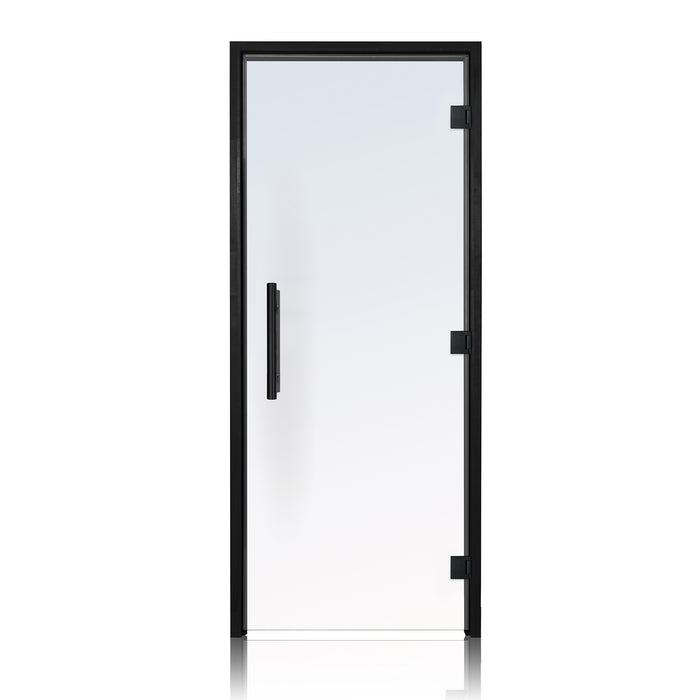 Prosaunas Prehung ADA Clear Glass Sauna Door - Black Alder Frame (36x80)