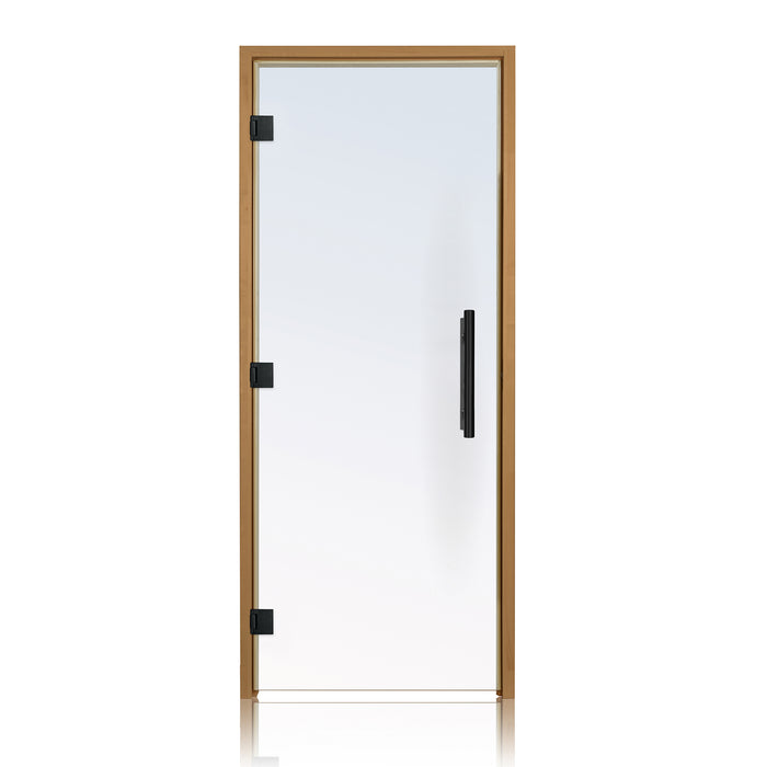 Prosaunas Prehung ADA Clear Glass Sauna Door - Thermo-Aspen Frame (36x80)