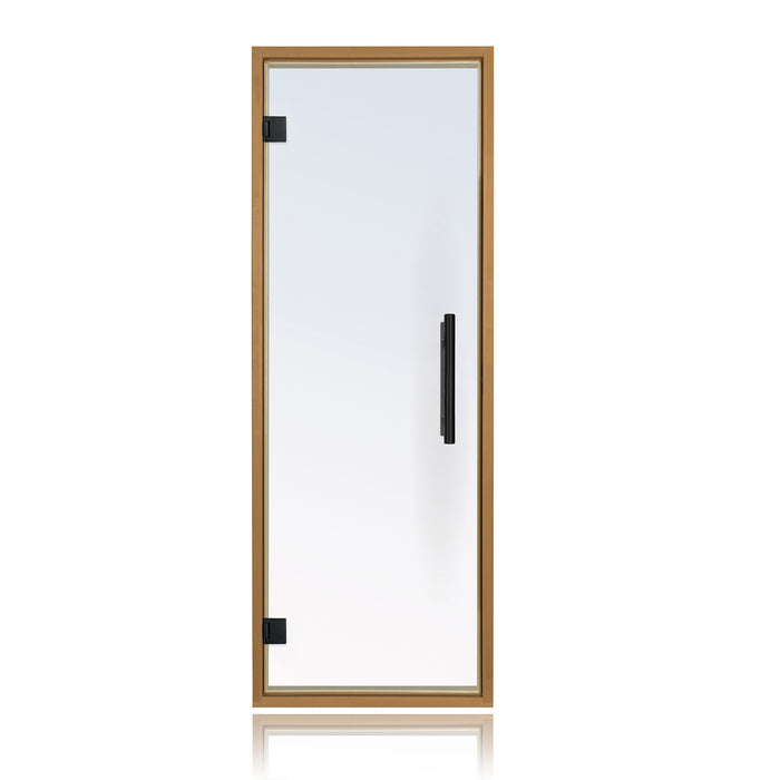 Prosaunas Prehung Clear Glass Sauna Door - Thermo-Aspen Frame (24x73)