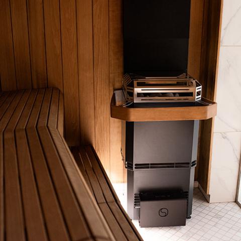 Saunum AIR L 10 Series Sauna Heater - Black