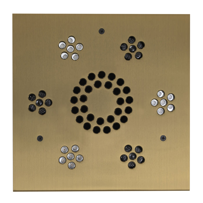 Serenity Light and Music System Modern - Satin Brass