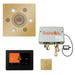 The Total Wellness Package with 7" ThermaTouch and Square Polished Brass