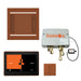 The Total Wellness Hydrovive14 Package with 10" ThermaTouch  Square Antique Copper