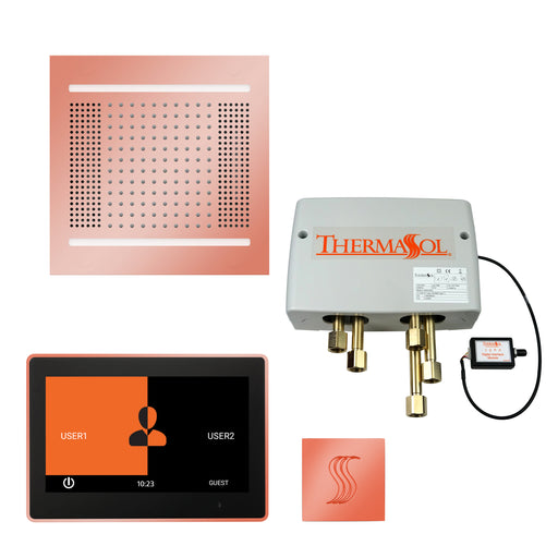 The Total Wellness Hydrovive14 Package with 10" ThermaTouch  Square Copper