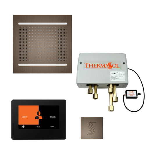 The Total Wellness Hydrovive14 Package with 7" ThermaTouch and Square Antique Nickel