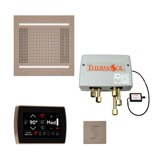 The Total Wellness Package Hydrovive14 with SignaTouch Square Satin Nickel