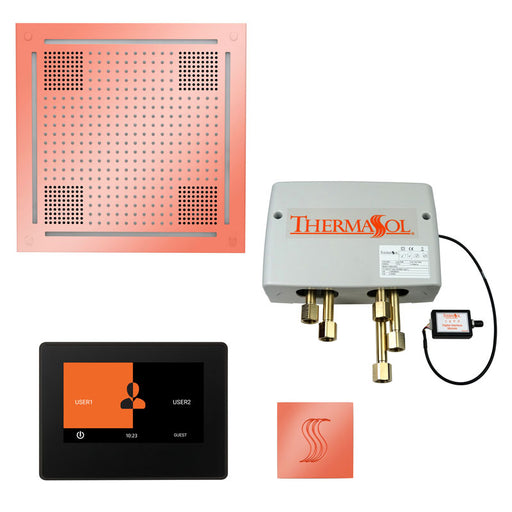 The Total Wellness Hydrovive Package with 7" ThermaTouch and Square Copper