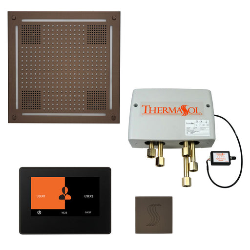 The Total Wellness Hydrovive Package with 7" ThermaTouch and Square Oil Rubbed Bronze