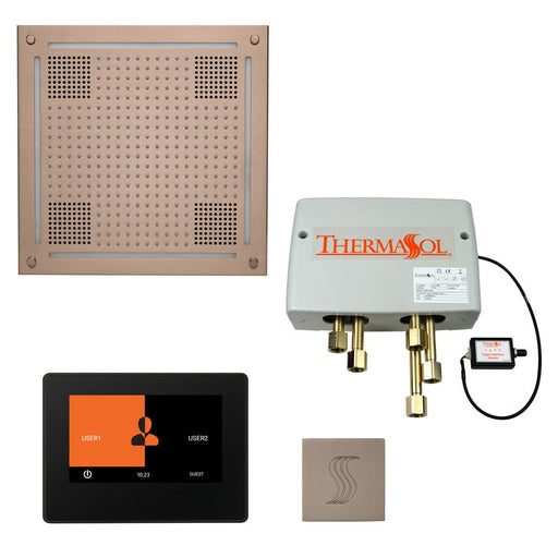 The Total Wellness Hydrovive Package with 7" ThermaTouch and Square Satin Nickel