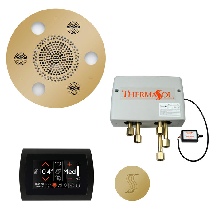 The Total Wellness Package with SignaTouch Round Polished Brass