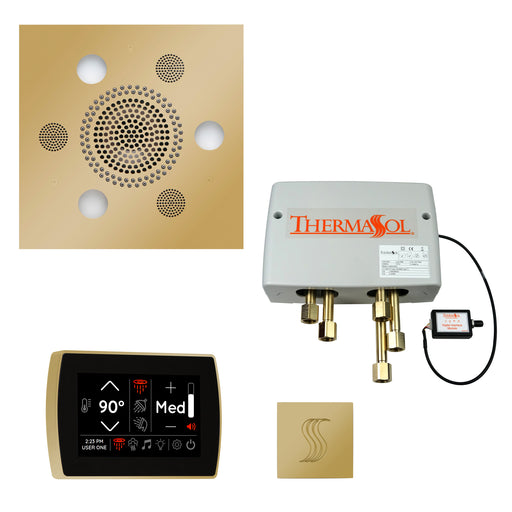 The Total Wellness Package with SignaTouch Square Polished Brass