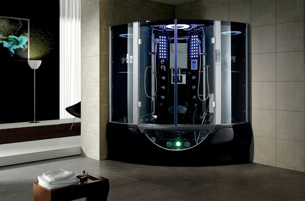 Maya Bath Valencia Steam Shower - Black Finish