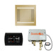 The Wellness Hydrovive14 Shower Package with SignaTouch Round Polished Brass