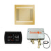 The Wellness Hydrovive14 Shower Package with SignaTouch Round Polished Gold