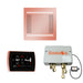 The Wellness Hydrovive14 Shower Package with SignaTouch Square Copper