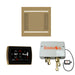 The Wellness Hydrovive14 Shower Package with SignaTouch Square Satin Brass