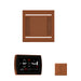 The wellness Hydrovive14 Steam Package with SignaTouch Square Antique Copper