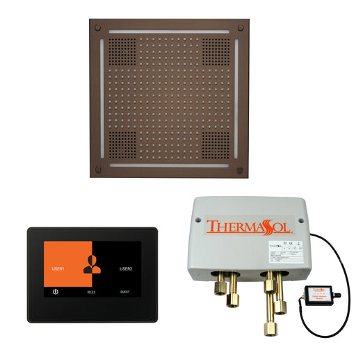 The Wellness Hydrovive Shower Package with 7" ThermaTouch Square Oil Rubbed Bronze