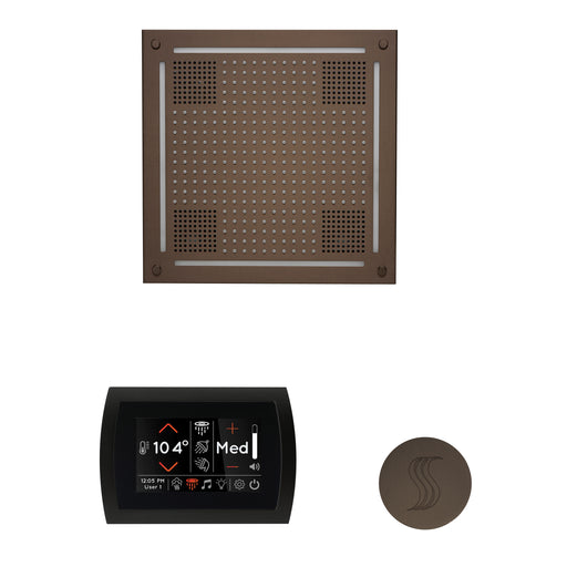 The wellness Hydrovive Steam Package with SignaTouch Round Oil Rubbed Bronze