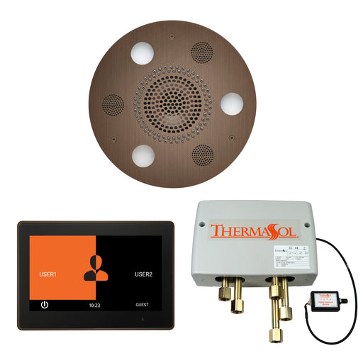 The Wellness Shower Package with 10" ThermaTouch Round Antique Copper