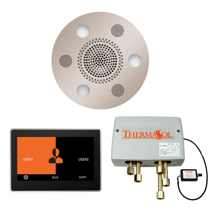 The Wellness Shower Package with 10" ThermaTouch Round Polished Nickel