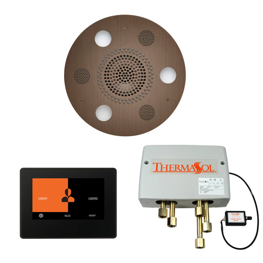 The Wellness Shower Package with 7" ThermaTouch Round Antique Copper