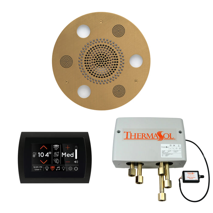 The Wellness Shower Package with SignaTouch Round Satin Brass