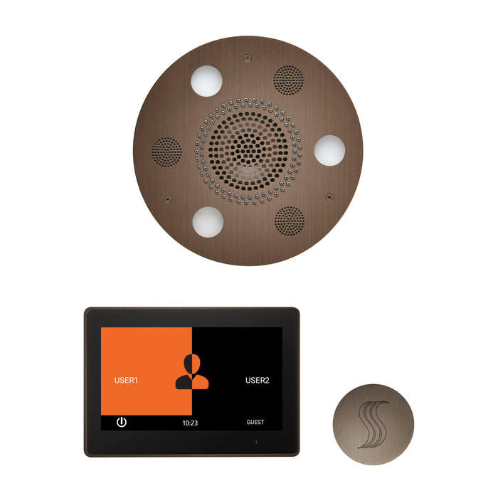 The Wellness Steam Package with 10" ThermaTouch Round Antique Copper