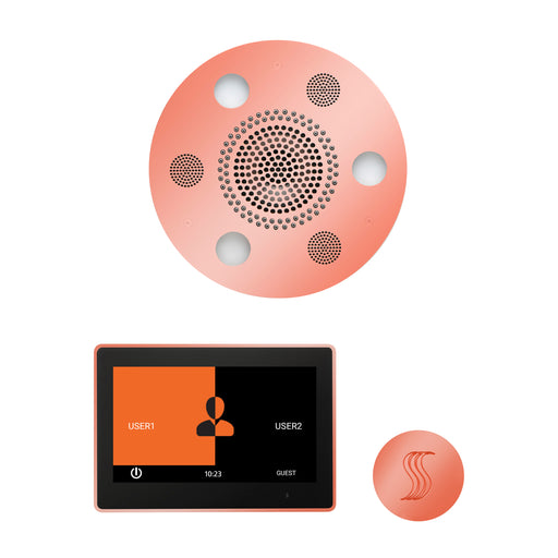 The Wellness Steam Package with 10" ThermaTouch Round Copper