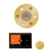 The Wellness Steam Package with 10" ThermaTouch Round Polished Gold