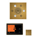 The Wellness Steam Package with 10" ThermaTouch Square Antique Brass