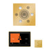 The Wellness Steam Package with 10" ThermaTouch Square Polished Gold