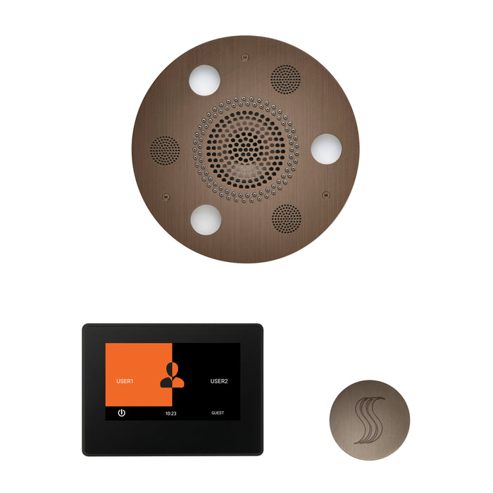 The Wellness Steam Package with 7" ThermaTouch Round Antique Copper