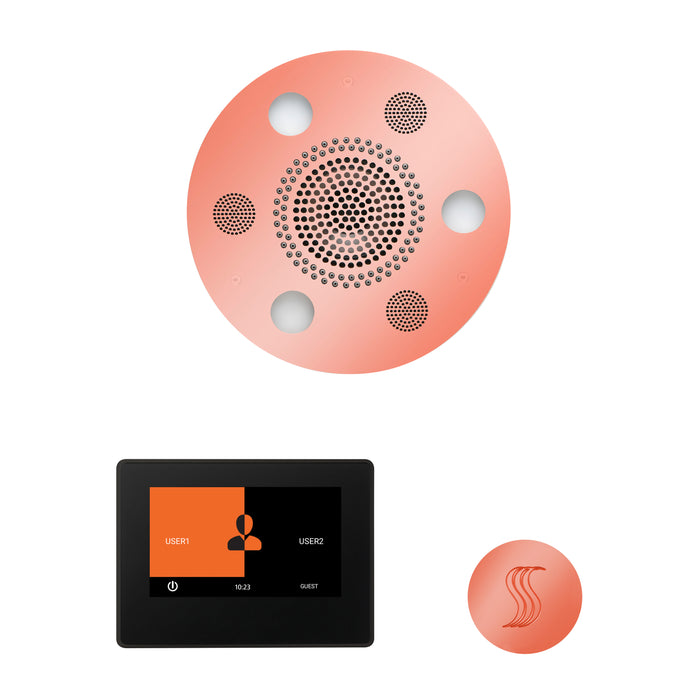 The Wellness Steam Package with 7" ThermaTouch Round Copper