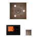 The Wellness Steam Package with 7" ThermaTouch Square Antique Copper