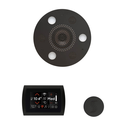 The Wellness Steam Package with SignaTouch Round Matte Black