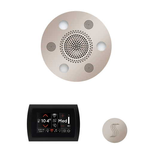 The Wellness Steam Package with SignaTouch Round Polished Nickel