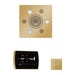 The Wellness Steam Package with SignaTouch Square Polished Brass